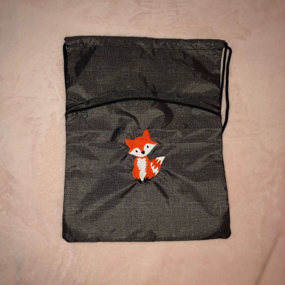 Fox Drawstring Bag
